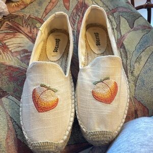 Soludos Peach Bum Smoking Slipper sz 8